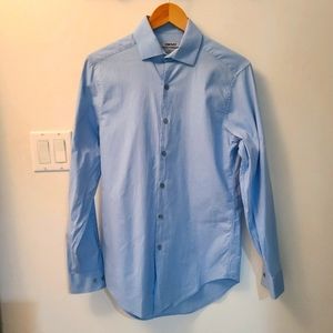 DKNY blue dress shirt. 14.5 Slim Fit